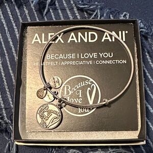 Alex and Ani Silver Charm Bracelet